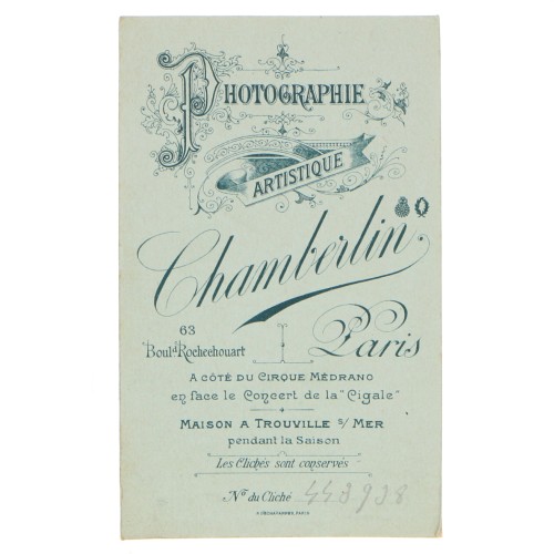 Carte de Visite Fotografo Chamberlin