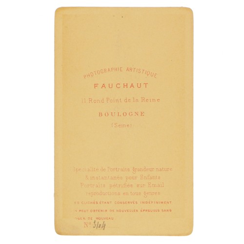 Carte de Visite Fotografo Fauchaut