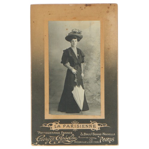 Carte de Visite Fotografo La Parisienne