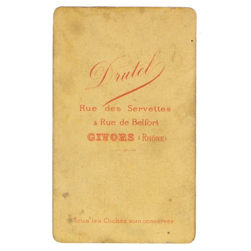 Carte de Visite Fotografo Drutel