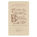 Carte de Visite Fotografo Bacard Fils