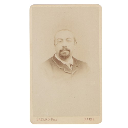 Carte de Visite Fotografo Bacard Fils