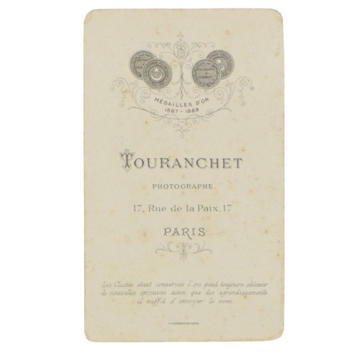 Carte de Visite Fotografo Touranchet