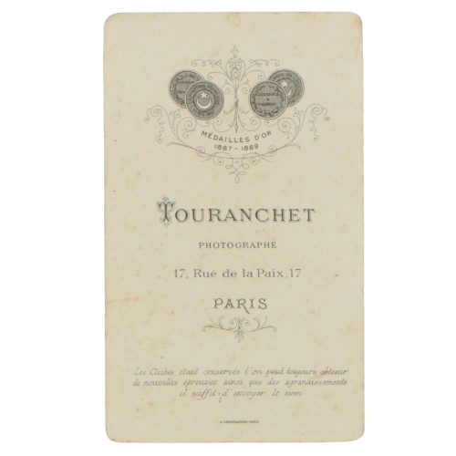 Carte de Visite Fotografo Touranchet