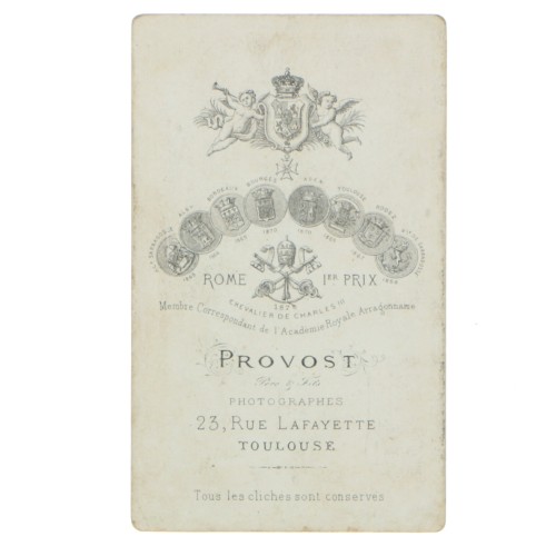 Carte de Visite Fotografo Provost