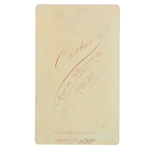 Carte de Visite Fotografo Cistac