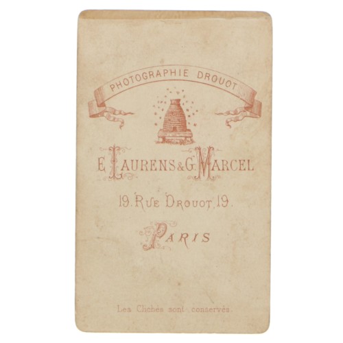 Carte de Visite Fotografo E.Laurens