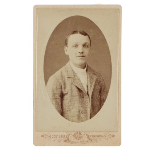 Carte de Visite Fotografo J.Couturier