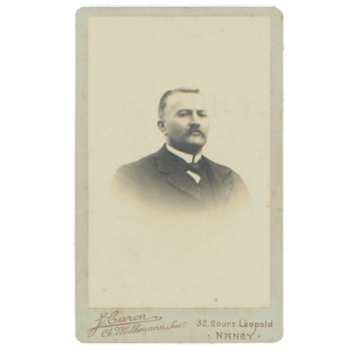 Carte de Visite Fotografo J.Caron