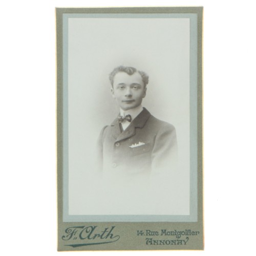 Carte de Visite Fotografo F.Arth