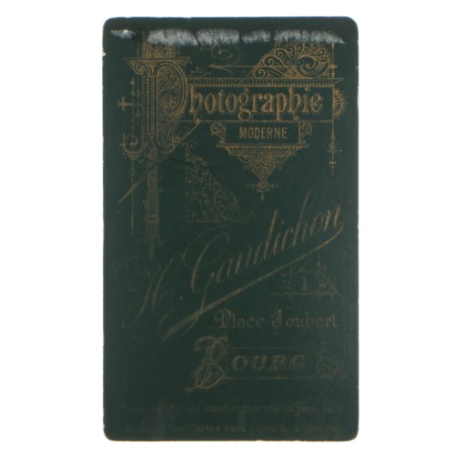 Carte de Visite Fotografo H.Gaudichon