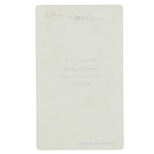 Carte de Visite Fotografo Le Jeune