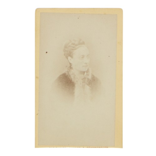 Carte de Visite Fotografo Numa Blanc