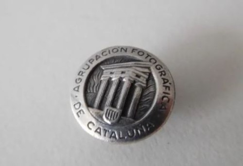 Insignia de plata agrupación fotografica de Cataluña