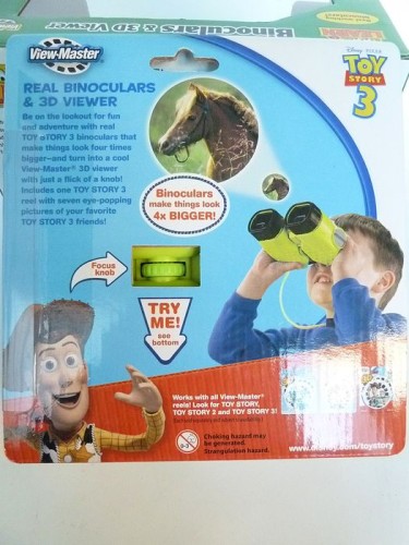 Visor ViewMaster Toy Story Pixar/Disney con prismáticos/visor y 1 carrete