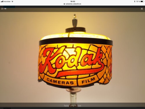 Lampe Kodak 1934