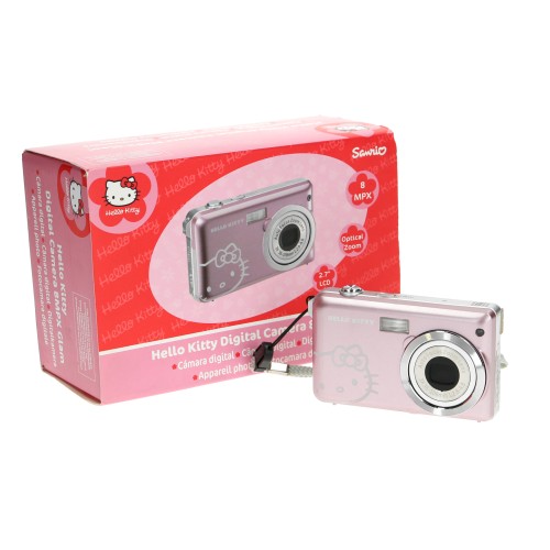 Cámara de fotos digital Hello Kitty Glam - 8 MPX - 2,7" LCD - optical zoom