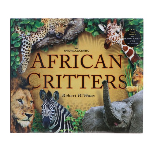 Libro 'African Critters' de Robert B. Haas. Ed. National Geographic