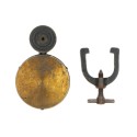 Manómetro estándar de bronce Jules RICHARD Paris con su estuche.