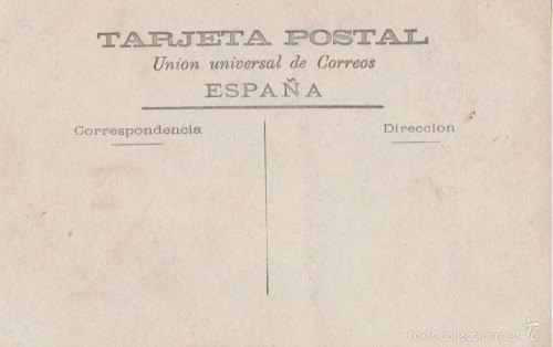Tarjeta postal G. Agustí a su amigo J. Boada