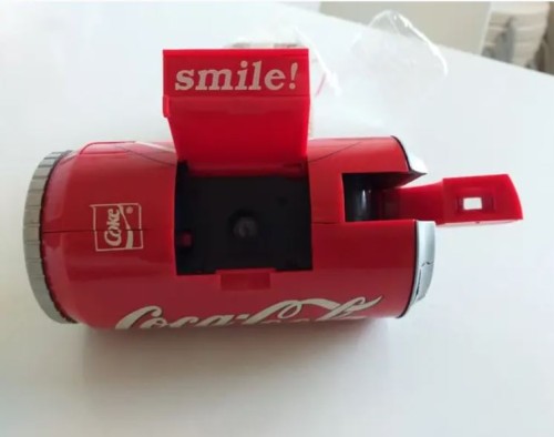 Cámara de fotos bote Cocacola Smile!