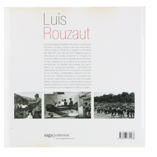 Libro Luis Rouzaut; Optico de profesion y cronista de la vida navarra a principios del siglo XX