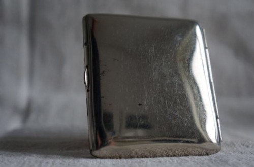 Custom metal cigarette case 1940
