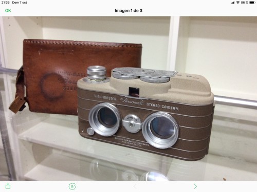 Viewmaster personal stereo camera Sawyer's brown