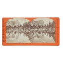 Vista estereoscopica M..M.Hazeltine "Mirror lake & Mount watkins"