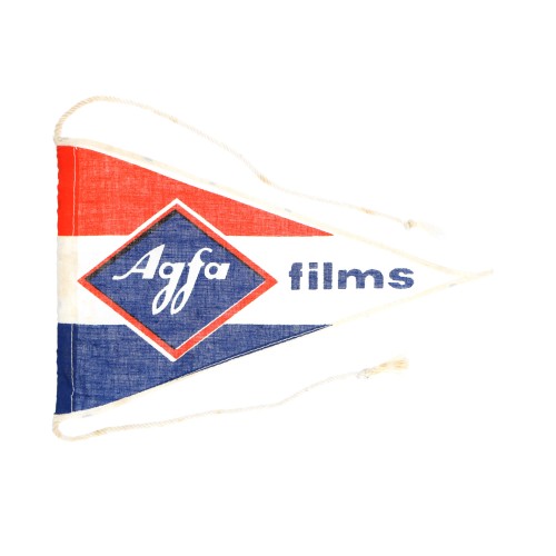 Advertising pennant and Agfa