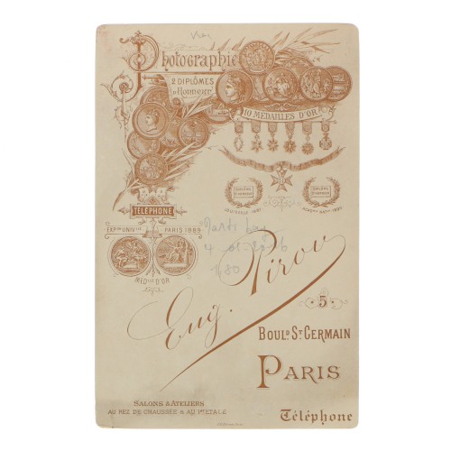 Carte de Visite Fotografo Eug.Pirou