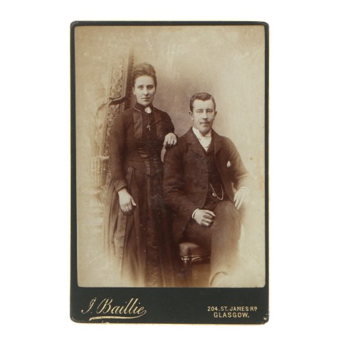 Carte de Visite Fotografo J.Baillie