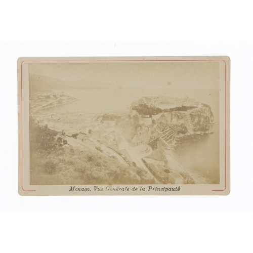 Carte de Visite "Monaco, Vue Generale de la Principaute"