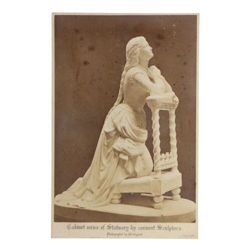 Carte de Visite "Cabinet series of Statuary by eminent Srnlptors" nº51