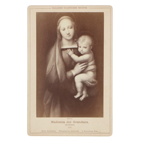 Carte de Visite Galerie Moderner Meister nº181 "Madonna del Granduca"