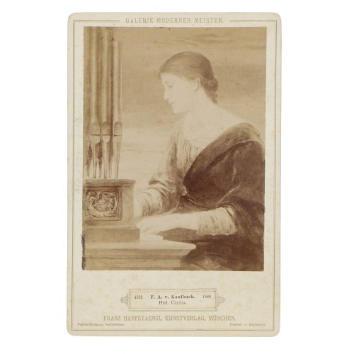 Carte de Visite Galerie Moderner Meister F.A.v.Kaulbach nº4332