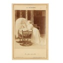 Carte de Visite Fotografo F.Willems "Le priere maternelle"