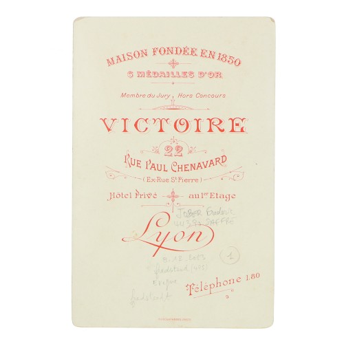 Carte de Visite Fotografo Victoire