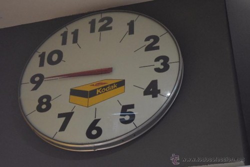 Kodak giant clock