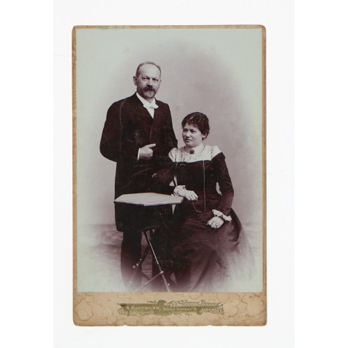 Carte de Visite Fotografo A.Hartmann