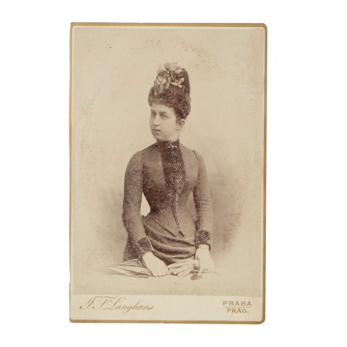 Carte de Visite Fotografo langhans