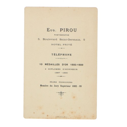 Carte de Visite Fotografo Eug.Pirou