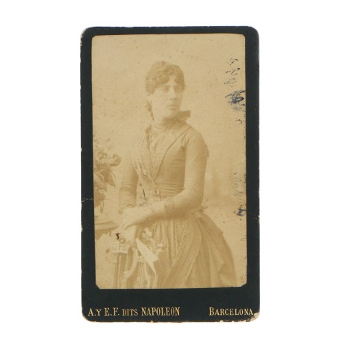 Carte de Visite Mercedes Porras Moline - A y EF Dits Napoleon