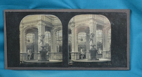 Daguerrotipo estéreo Palacio de Cristal Exposición Universal 1854