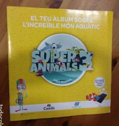 Libro Super Animals 3. El teu álbum sobre l`increïble món aquàtic con visor 3D