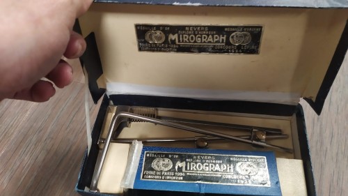 Mirografo "Mirograph" Nevers 1934 completo con caja