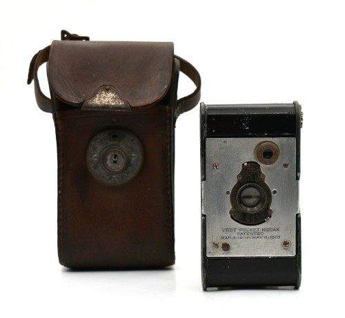 Cámara Kodak Vest Pocket Autographic plateado