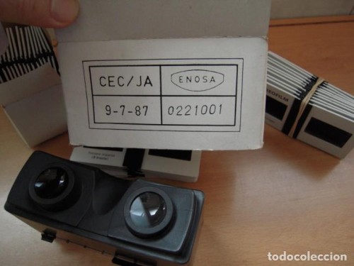 Visor estéreo ENOSA Stereofilm con 33 diapositivas