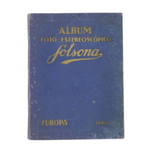 Album Foto-Estereoscópico Solsona Europa Tomo 1 incompleto