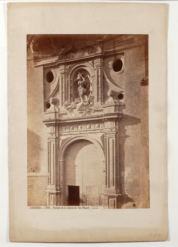 Fotografía a la albúmina de Juan Laurent (1816-1886) Zaragoza